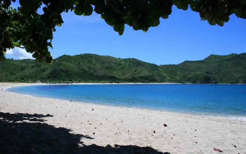 Mawun beach, south Lombok