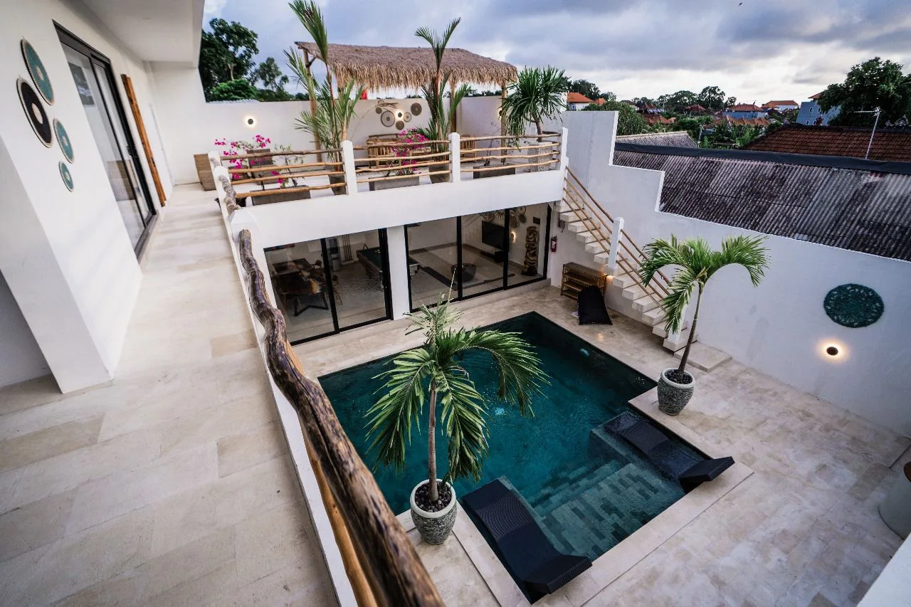 Villa Amazonica seen from above